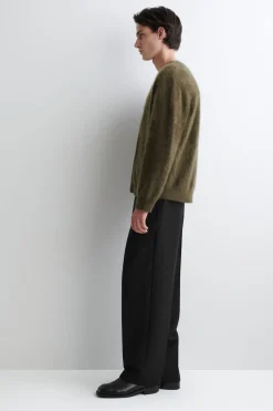 STRICKJACKE AUS GEBÜRSTETEM KASCHMIR