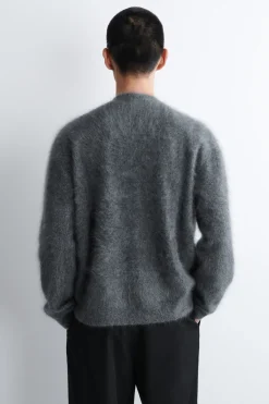 STRICKJACKE AUS GEBÜRSTETEM KASCHMIR