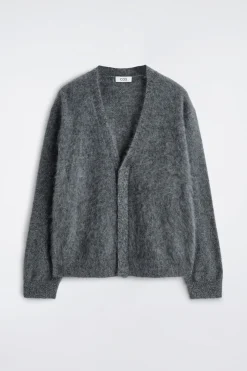 STRICKJACKE AUS GEBÜRSTETEM KASCHMIR