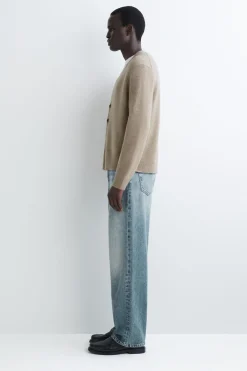 STRICKJACKE AUS KASCHMIR MIT V-AUSSCHNITT