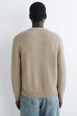 STRICKJACKE AUS KASCHMIR MIT V-AUSSCHNITT