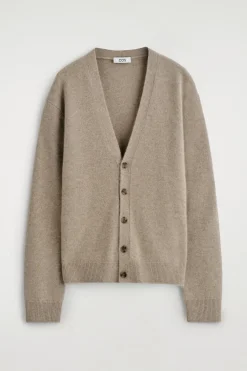 STRICKJACKE AUS KASCHMIR MIT V-AUSSCHNITT