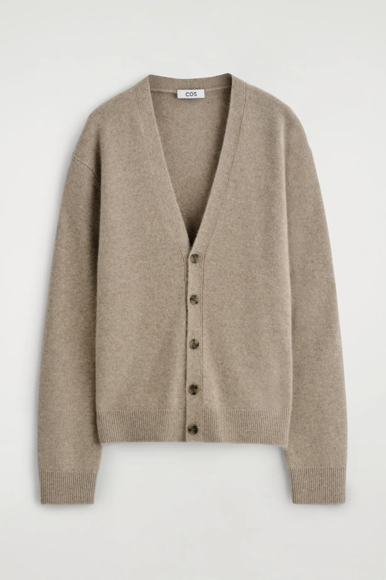 STRICKJACKE AUS KASCHMIR MIT V-AUSSCHNITT