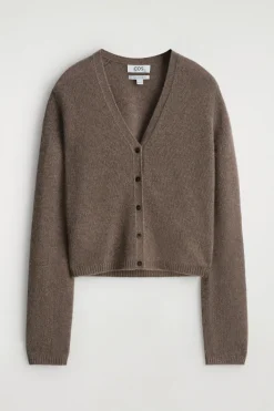 STRICKJACKE AUS KASCHMIR MIT V-AUSSCHNITT