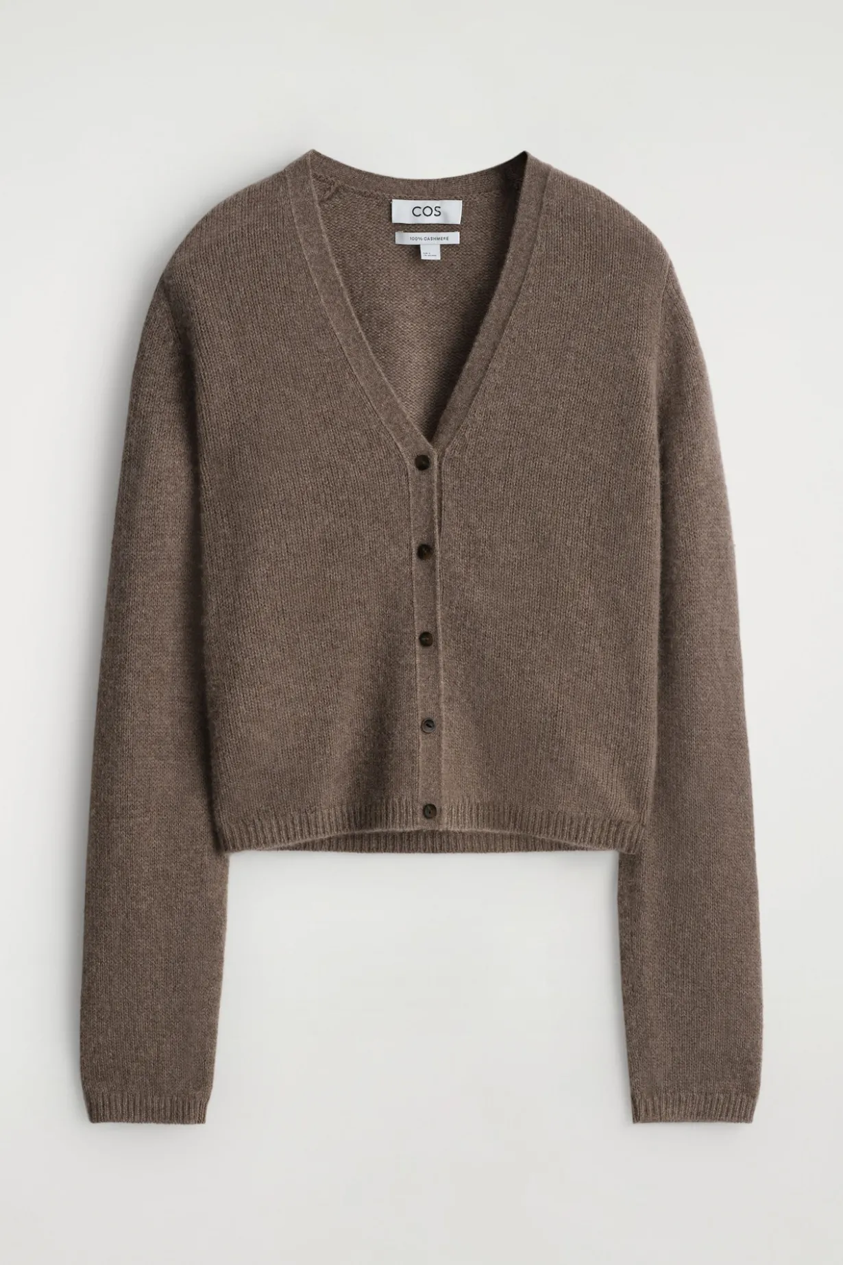 STRICKJACKE AUS KASCHMIR MIT V-AUSSCHNITT