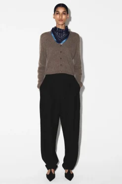 STRICKJACKE AUS KASCHMIR MIT V-AUSSCHNITT