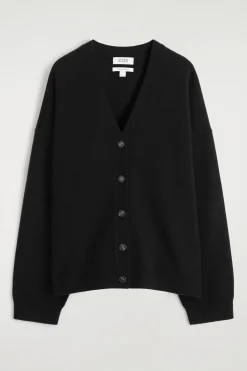 STRICKJACKE AUS KASCHMIR MIT V-AUSSCHNITT