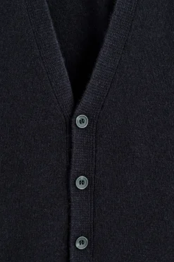 STRICKJACKE AUS KASCHMIR MIT V-AUSSCHNITT