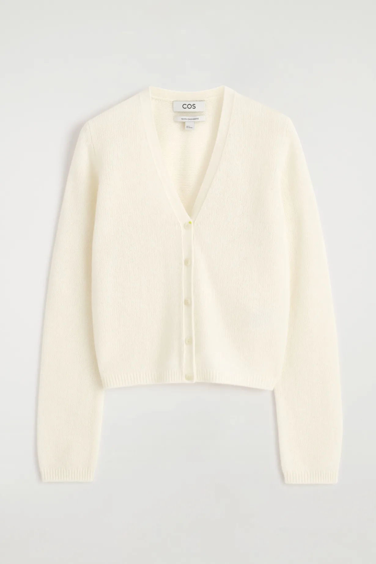 STRICKJACKE AUS KASCHMIR MIT V-AUSSCHNITT