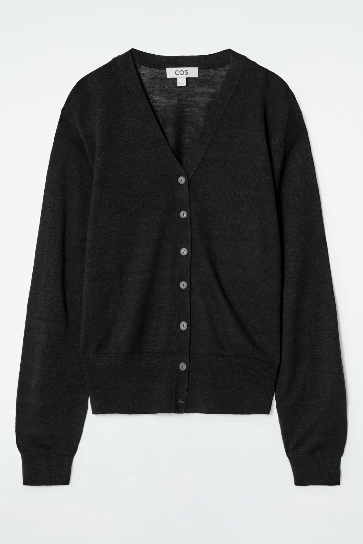 STRICKJACKE AUS MERINOWOLL-LEINEN-MIX
