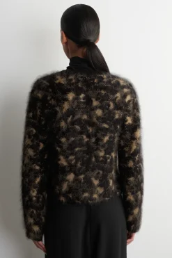 STRICKJACKE AUS MERINOWOLLE MIT JACQUARD-MOTIV