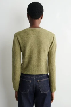 STRICKJACKE AUS MOHAIR-MIX MIT ZICKZACK-MUSTER
