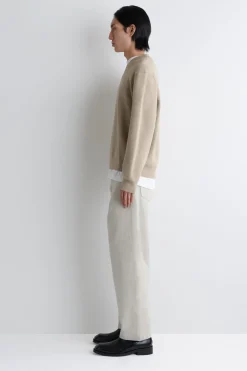 STRICKPULLOVER AUS DOUBLEFACE-MATERIAL