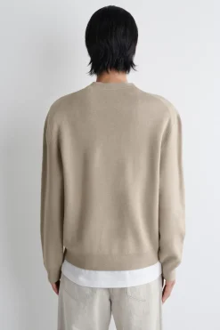 STRICKPULLOVER AUS DOUBLEFACE-MATERIAL
