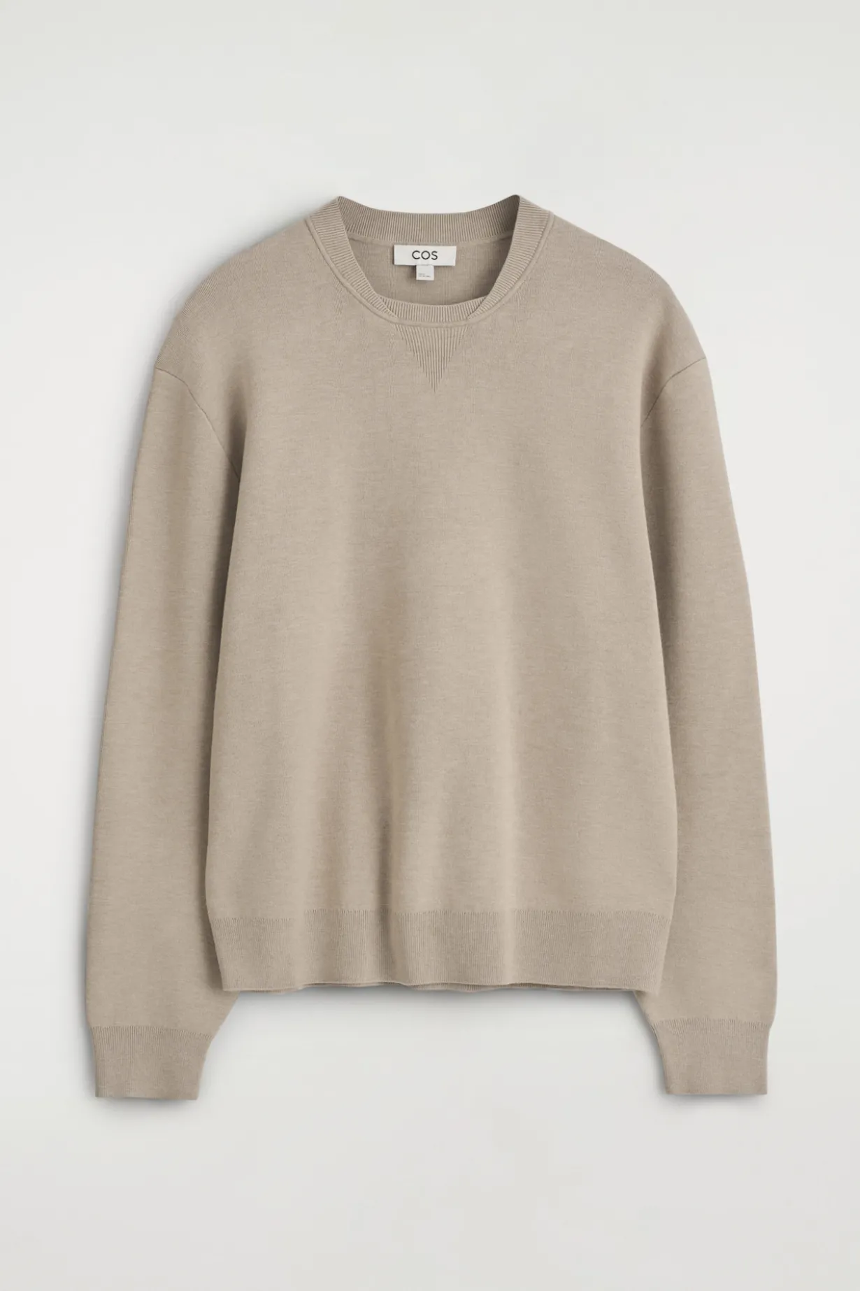 STRICKPULLOVER AUS DOUBLEFACE-MATERIAL