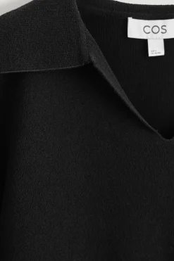STRICKPULLOVER MIT OFFENEM KRAGEN