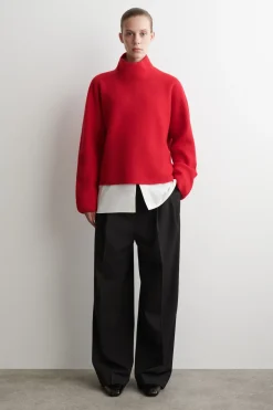 STRICKPULLOVER UAS KOCHWOLLE MIT KRAGEN