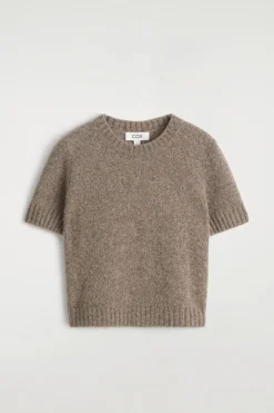 STRICK-T-SHIRT AUS ALPAKA-MIX