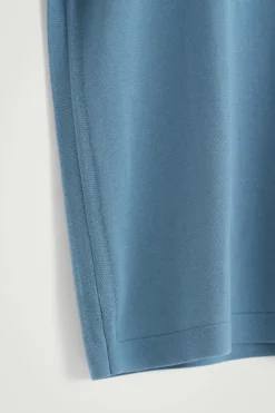 STRICK-T-SHIRT AUS BAUMWOLLE