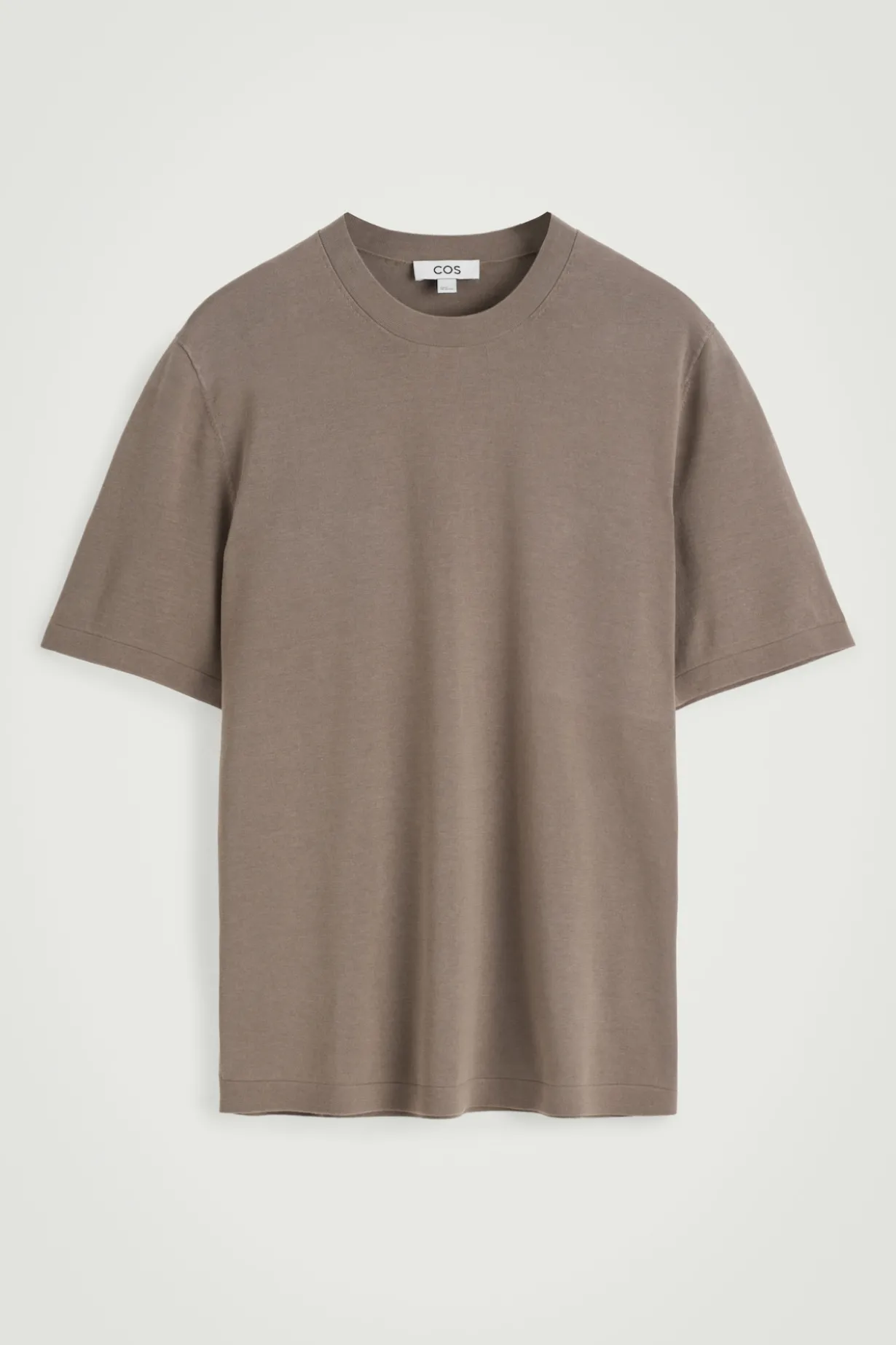 STRICK-T-SHIRT AUS BAUMWOLLE