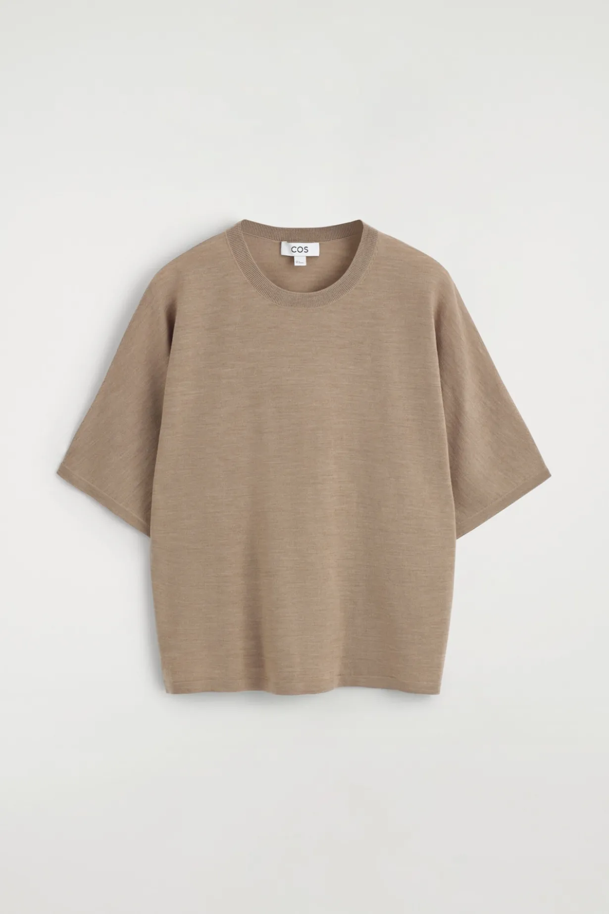 STRICK-T-SHIRT AUS MERINOWOLLE