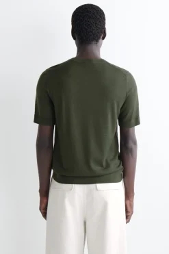 STRICK-T-SHIRT AUS MERINOWOLLE