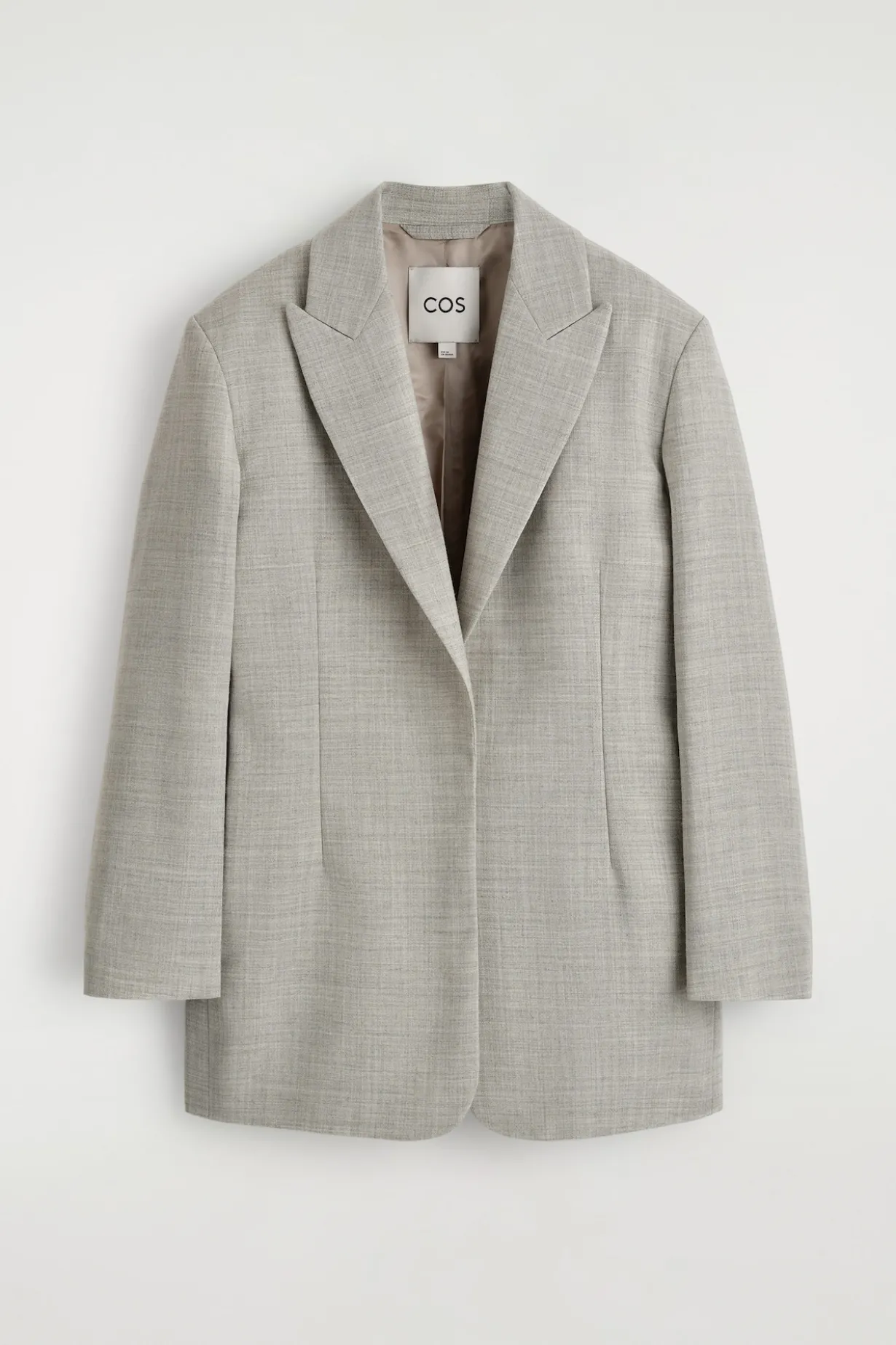 STRUKTURIERTER BLAZER AUS WOLL-MIX