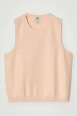 STRUKTURIERTES TANKTOP AUS BAUMWOLLE