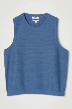STRUKTURIERTES TANKTOP AUS BAUMWOLLE