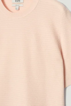STRUKTURIERTES T-SHIRT AUS BAUMWOLLE