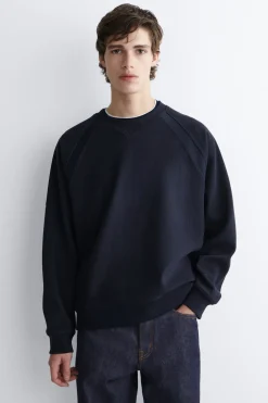SWEATSHIRT AUS CORD-JERSEY