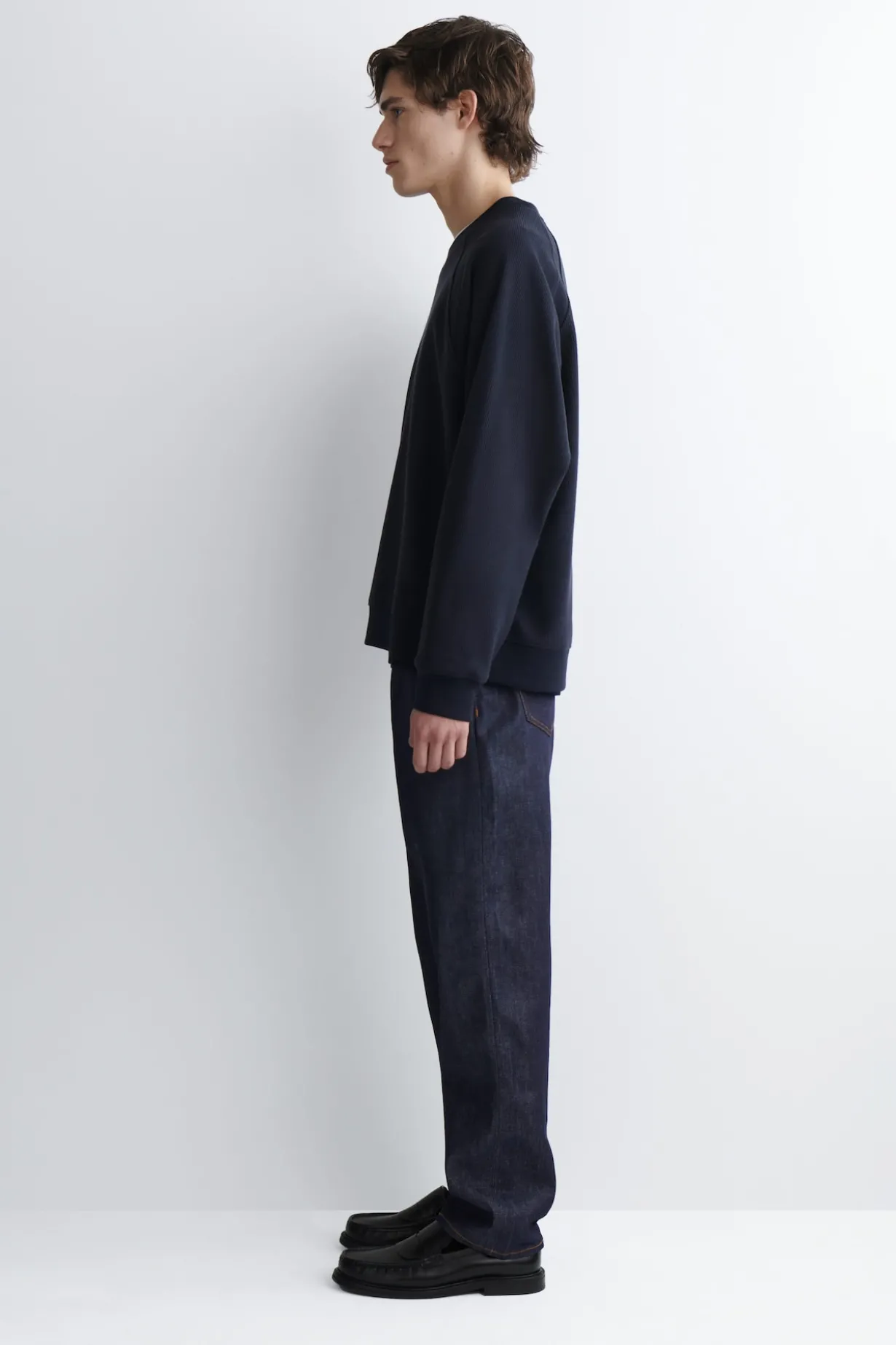 SWEATSHIRT AUS CORD-JERSEY