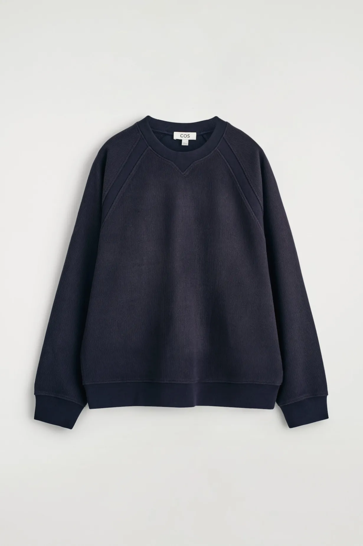 SWEATSHIRT AUS CORD-JERSEY