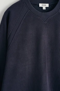 SWEATSHIRT AUS CORD-JERSEY