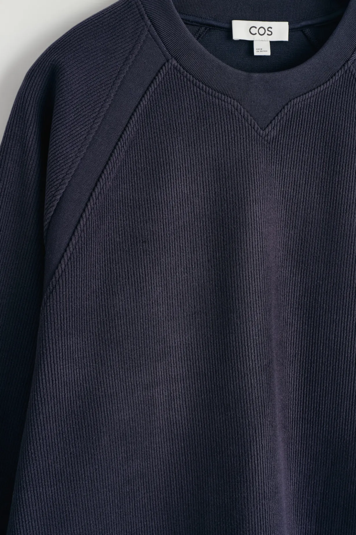 SWEATSHIRT AUS CORD-JERSEY