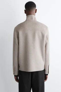 SWEATSHIRT AUS DOUBLEFACE-WOLLE