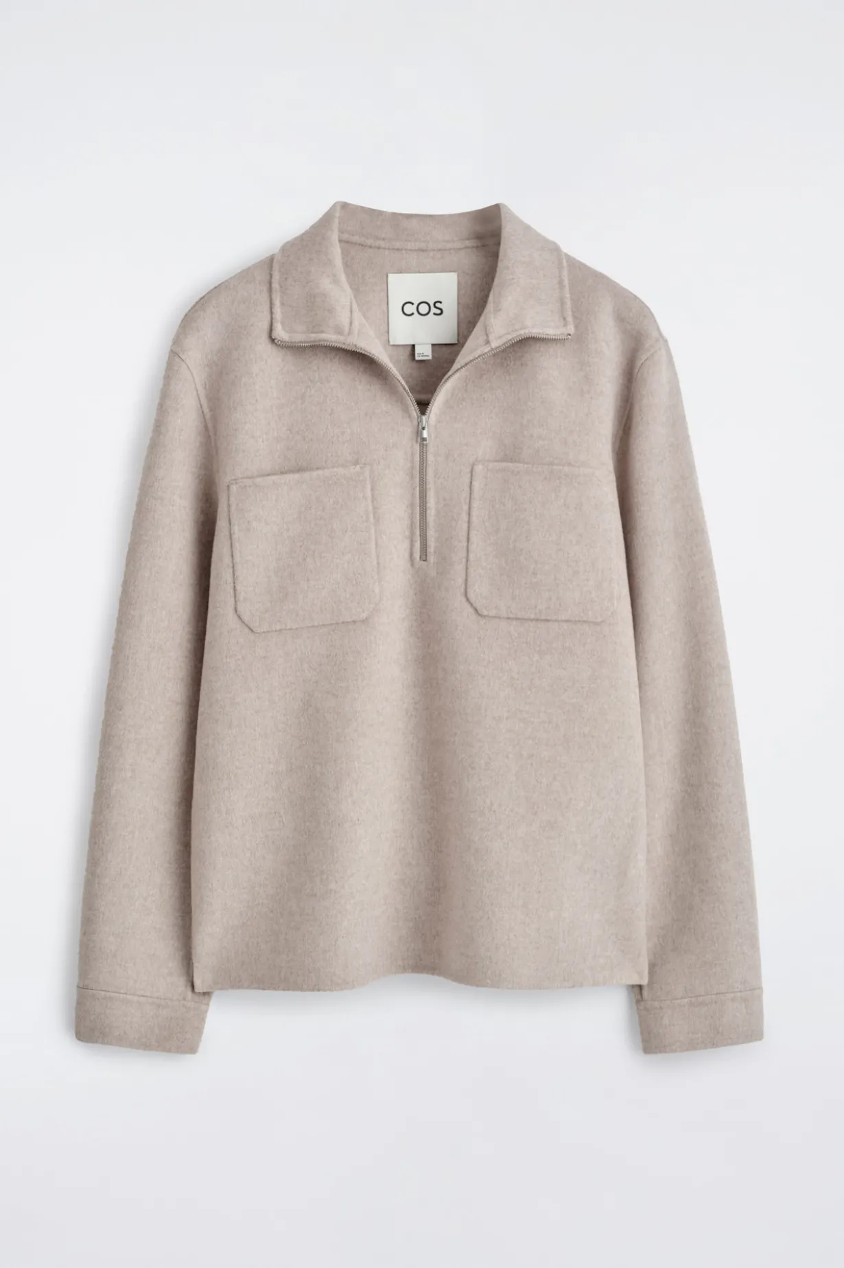 SWEATSHIRT AUS DOUBLEFACE-WOLLE