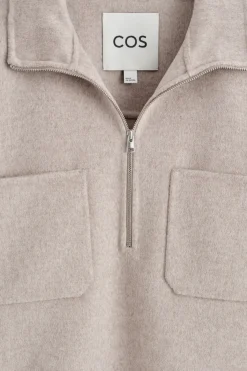SWEATSHIRT AUS DOUBLEFACE-WOLLE