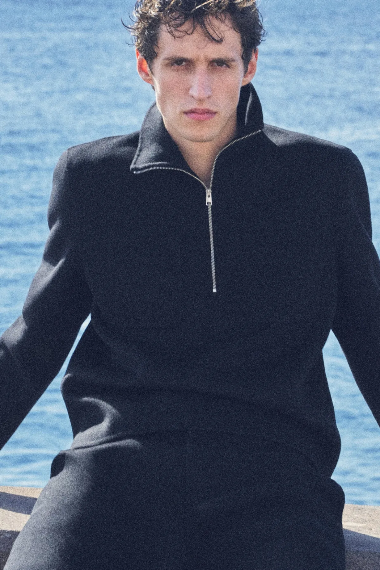SWEATSHIRT AUS DOUBLEFACE-WOLLE