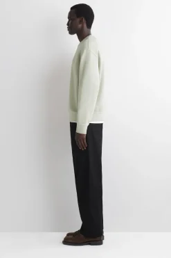 SWEATSHIRT AUS VORGEWASCHENER BAUMWOLLE