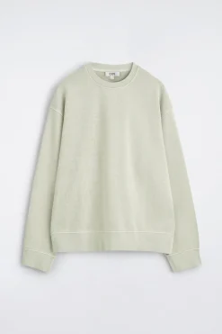 SWEATSHIRT AUS VORGEWASCHENER BAUMWOLLE