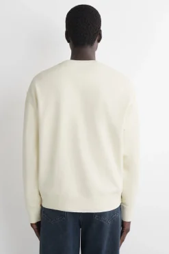 SWEATSHIRT AUS VORGEWASCHENER BAUMWOLLE
