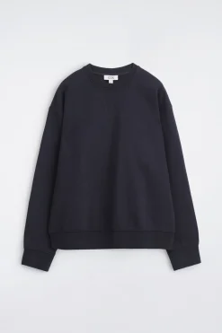 SWEATSHIRT AUS VORGEWASCHENER BAUMWOLLE