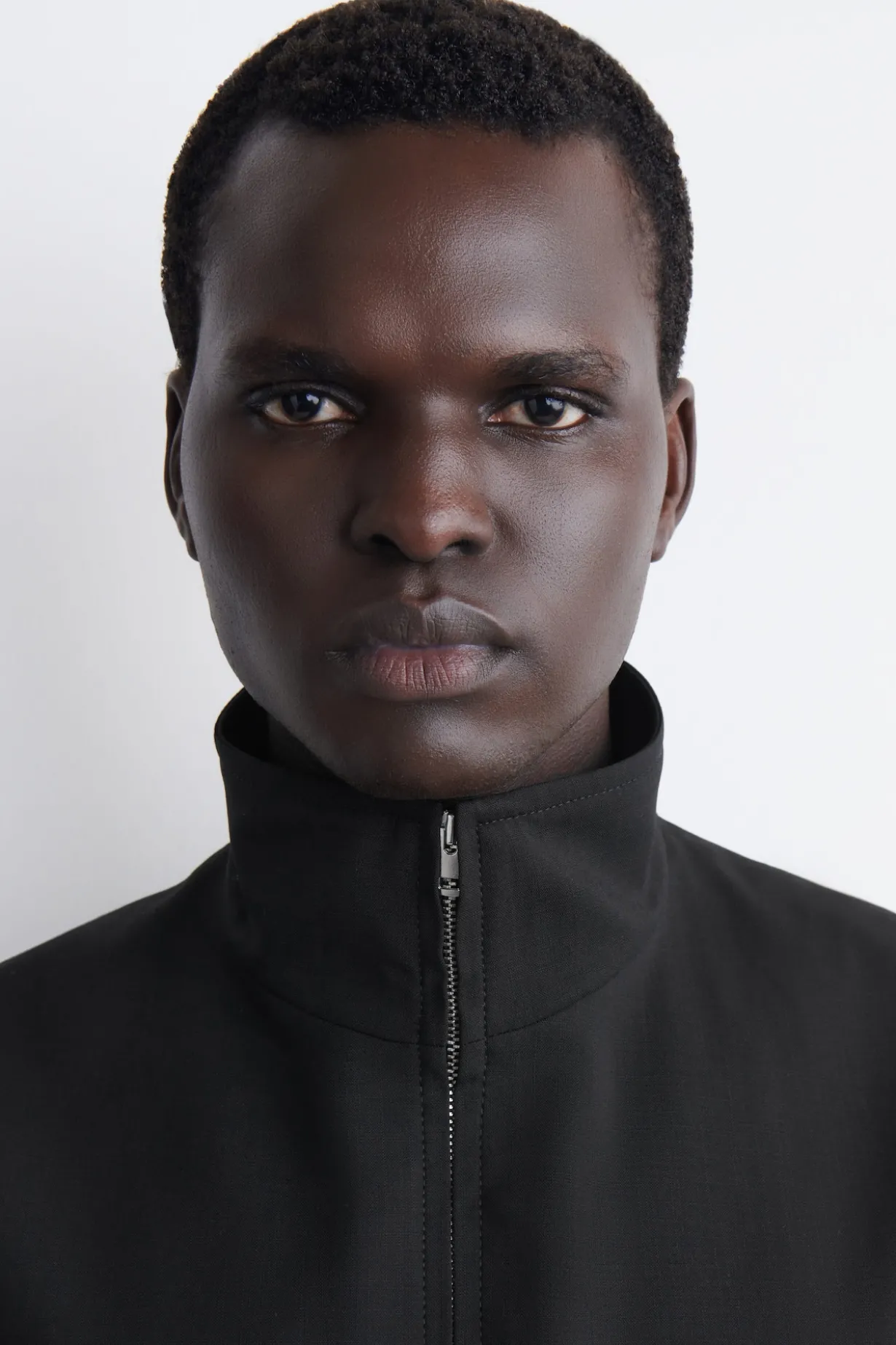 TAILORED FUNNEL-NECK WOOL GILET