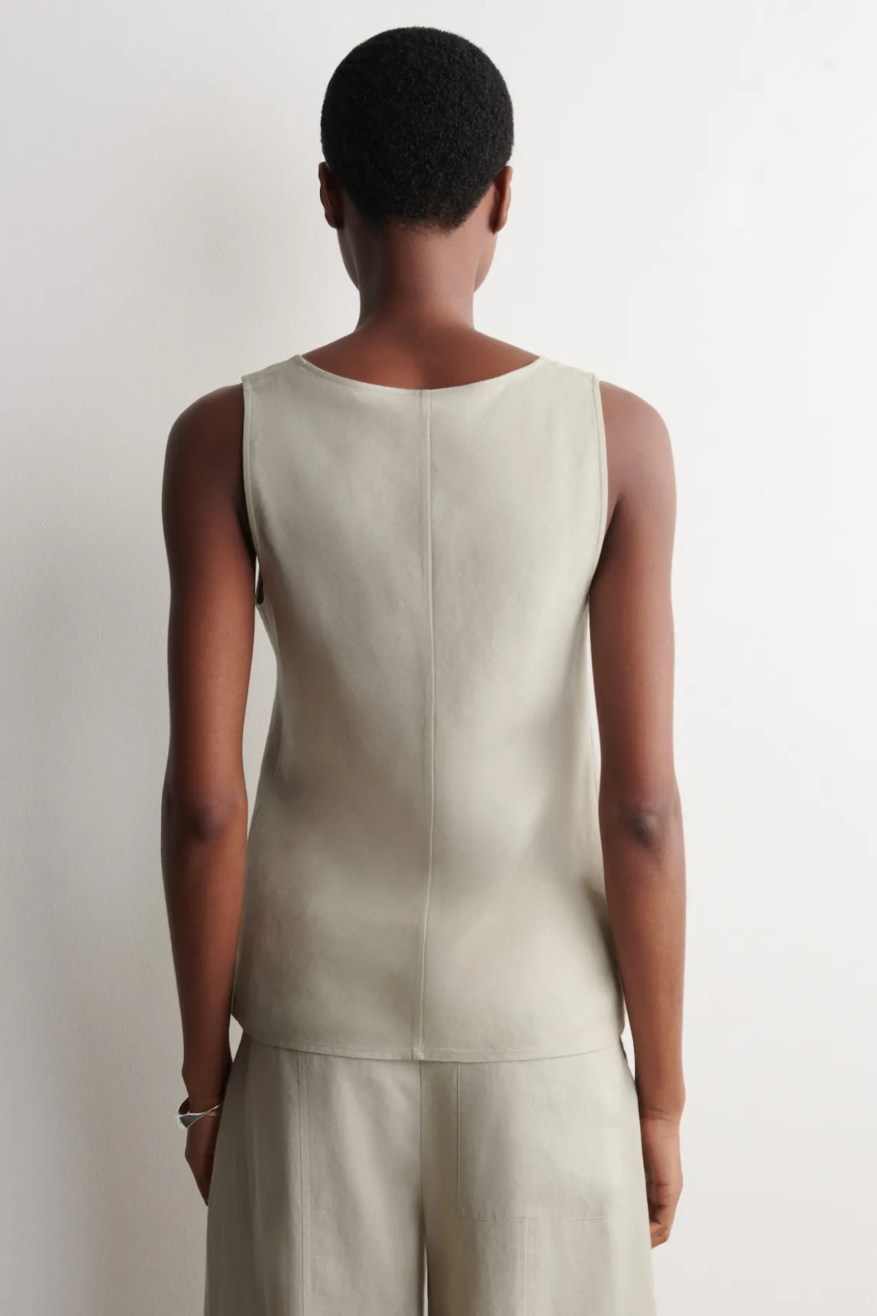 TANKTOP AUS LEINEN