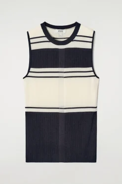 TANKTOP AUS RIPPSTRICK