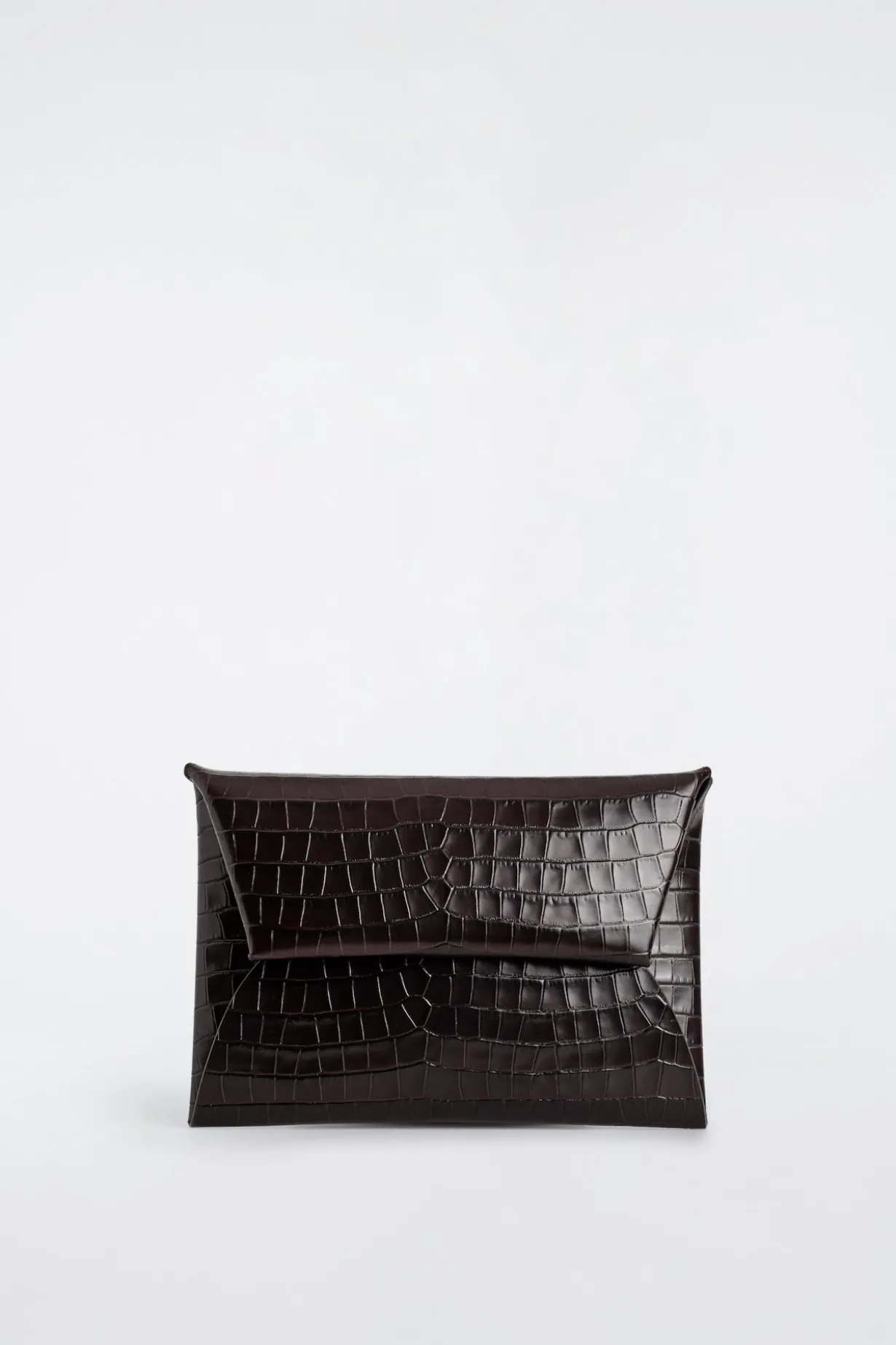 TASCHE AUS LEDER IN KROKODILOPTIK