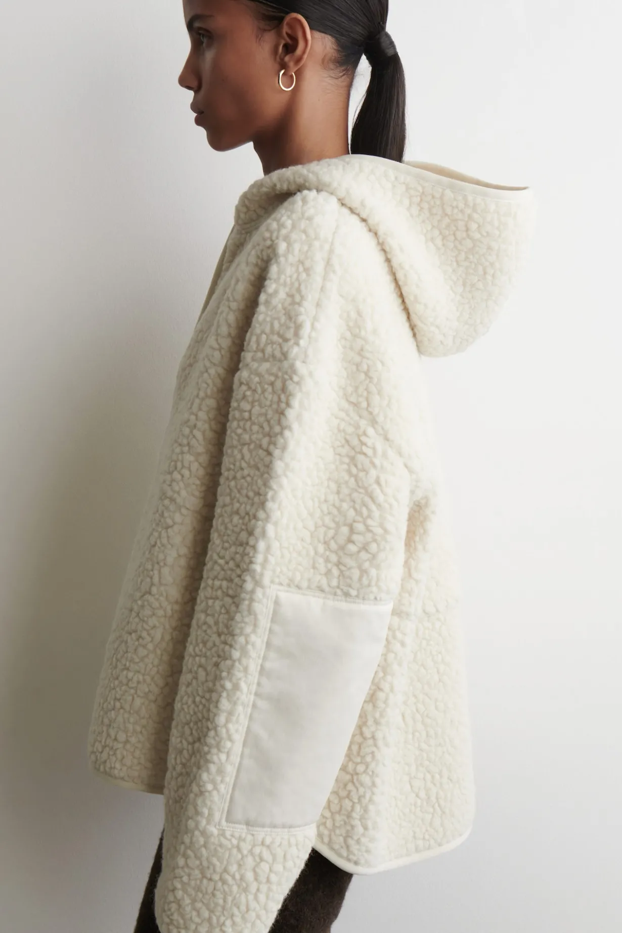 TEDDYJACKE MIT KAPUZE