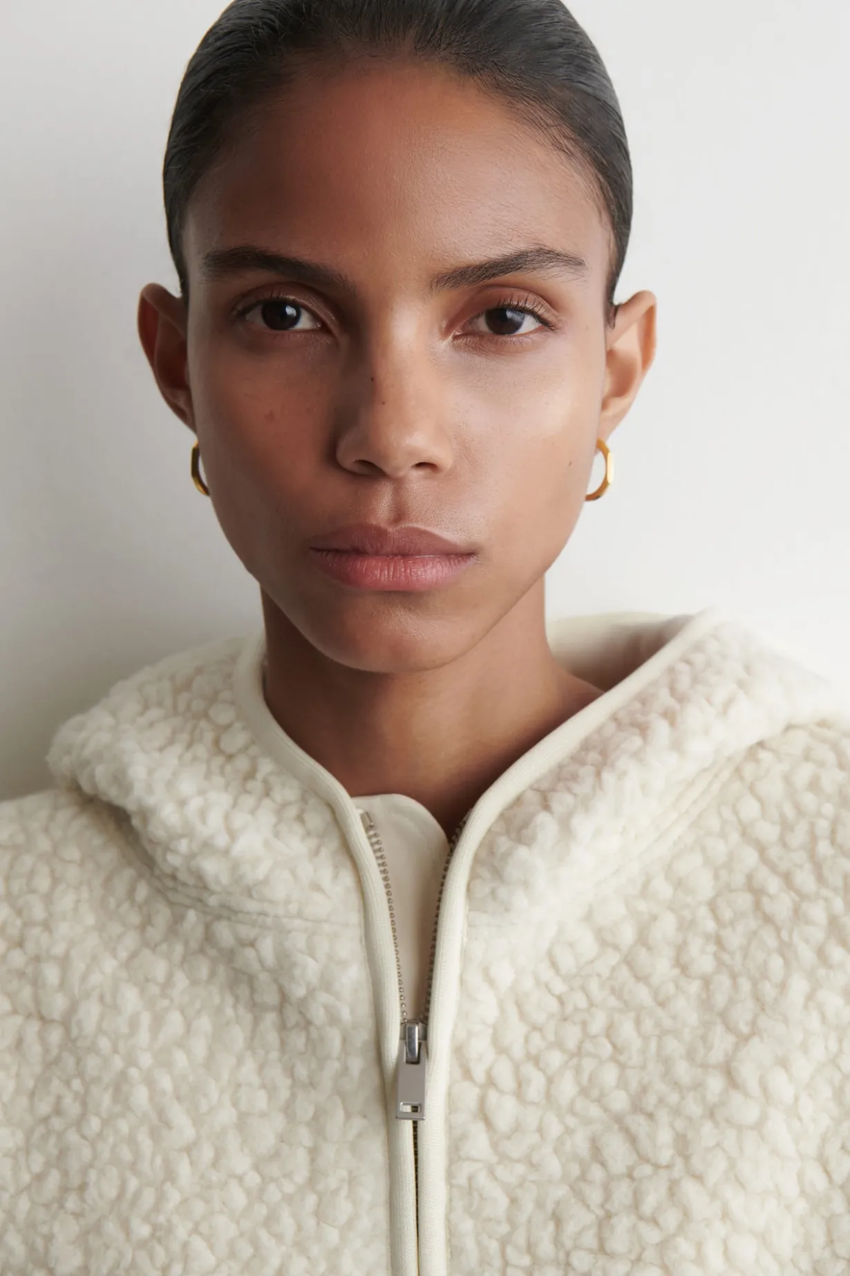TEDDYJACKE MIT KAPUZE