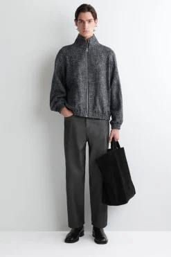 TRAININGSJACKE AUS TWEED